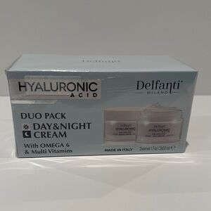 Delfanti Milano Hyaluronic Acid Duo Pack Day & Night Cream W/Omega 6 & Multi-Vit